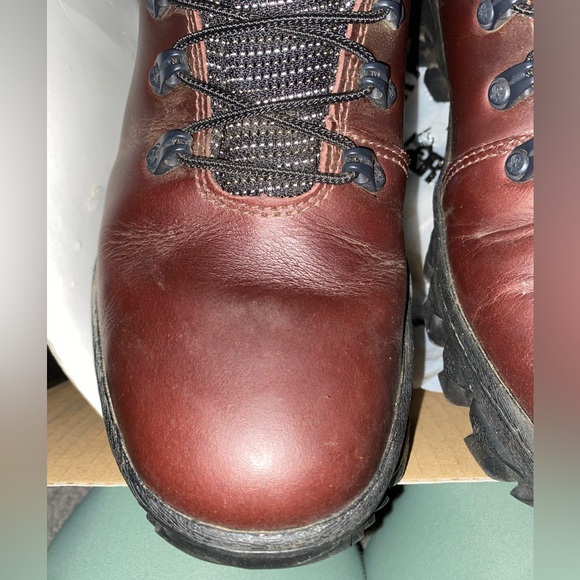 Rocky 6" Tall Brown Hiker Hiking Work Boots Vibram Sole Size 39.5 - Picture 9 of 12